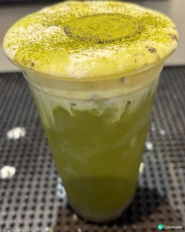 芝士奶蓋抹茶🍵鹹甜滋味！😋