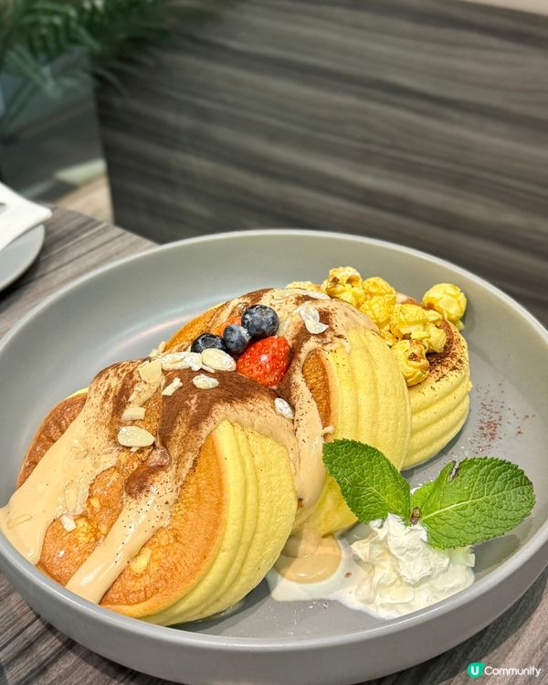 荃灣廣場森林系Cafe🌳必試招牌梳乎厘班戟🥞