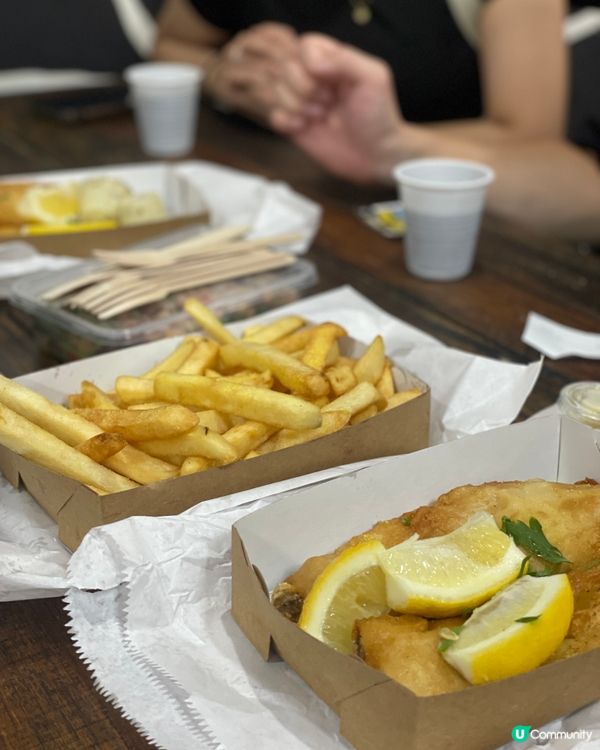 海邊炸魚薯條🤤🏖️