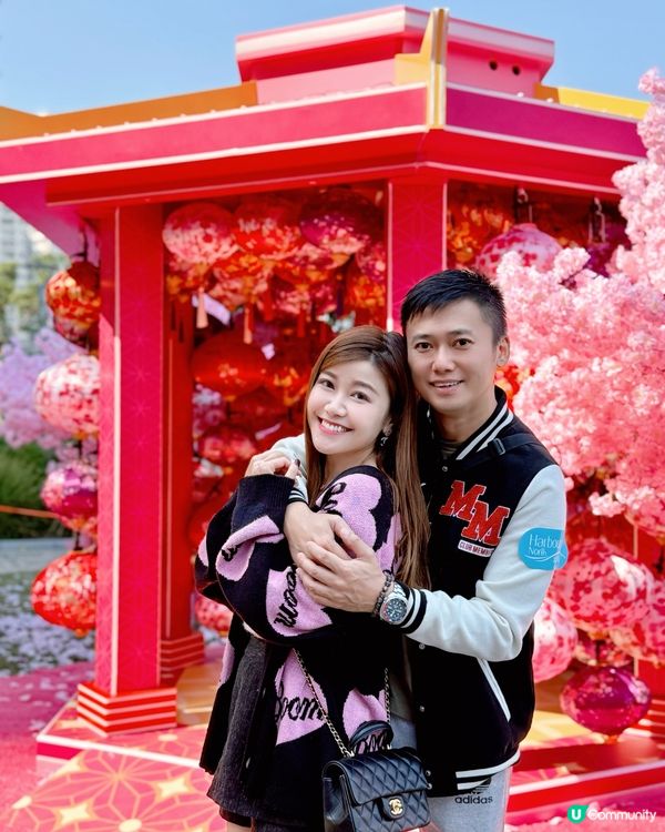 💖粉紅仙境～🌸漫天櫻花拍拖打卡聖地@北角匯❣️