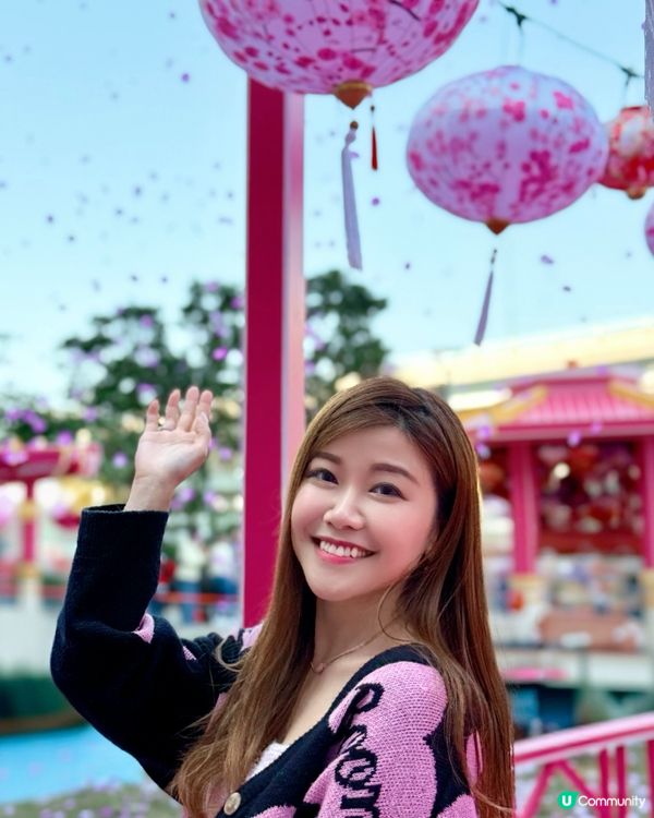 💖粉紅仙境～🌸漫天櫻花拍拖打卡聖地@北角匯❣️