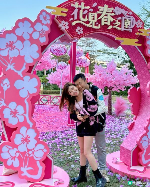 💖粉紅仙境～🌸漫天櫻花拍拖打卡聖地@北角匯❣️