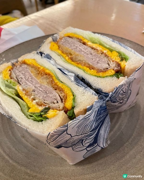 豬扒三文治好正😊😍