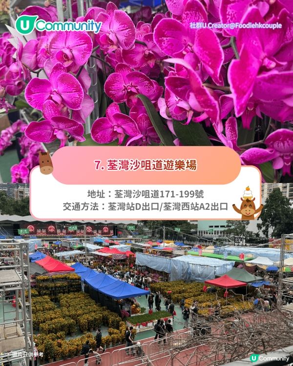 【年宵2026】全港戶外/室內年宵市場一覽🧨辦年貨年花必去！附日期+交通方式