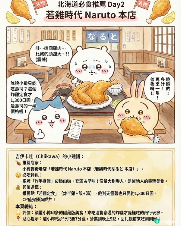 AI生成！Chiikawa 帶路遊北海道 ❄️ 7日行程懶人包 (附 AI 指令 + 教學) 📝✨