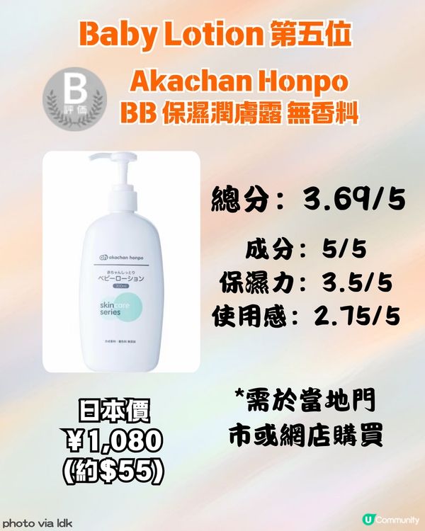 🍼 【2026最新】12 款 Baby Lotion 日本權威評測 🇯🇵