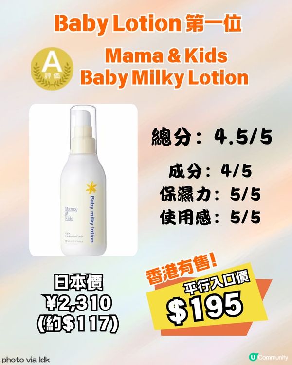 🍼 【2026最新】12 款 Baby Lotion 日本權威評測 🇯🇵