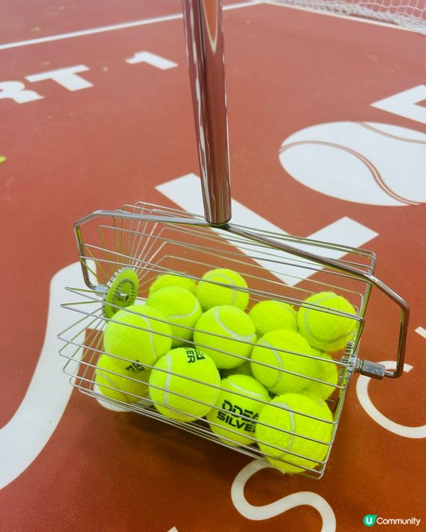 黃竹坑新網球場！勁好玩！🎾🤩