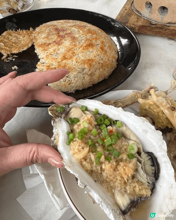 藏身村落的私房菜，揸車前往也值得。首道毛桃燒雞附鮮甜湯品，皮...