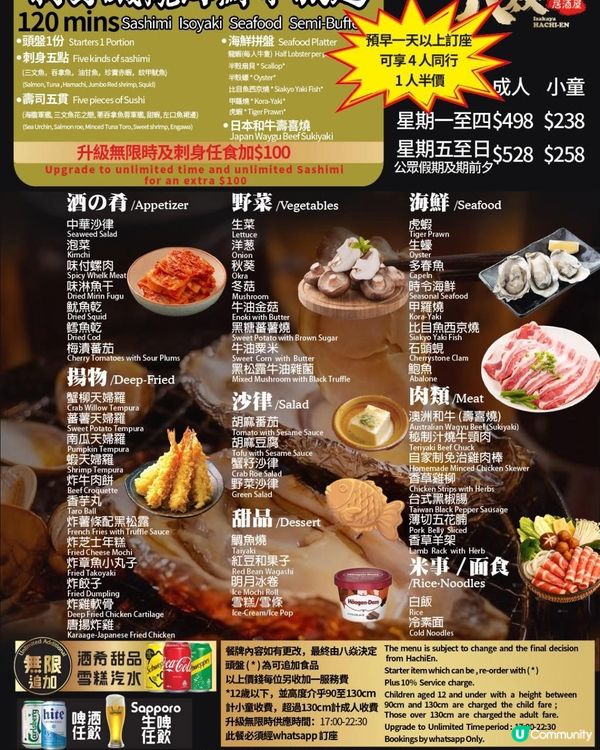 尖沙咀隱世八焱！海鮮放題🤤🥢