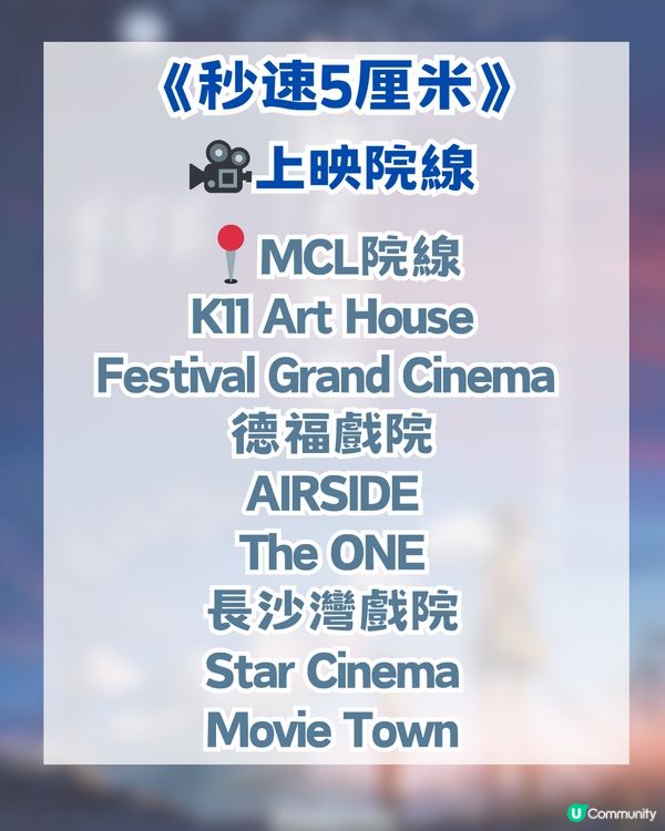 你的名字導演經典神作重映大銀幕!獨家訪談片段+入場特典 另附真人版電影資訊