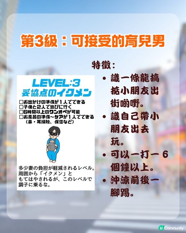 日本瘋傳「爸爸育兒等級表」📊 你嗰位係神隊友定係豬隊友？
