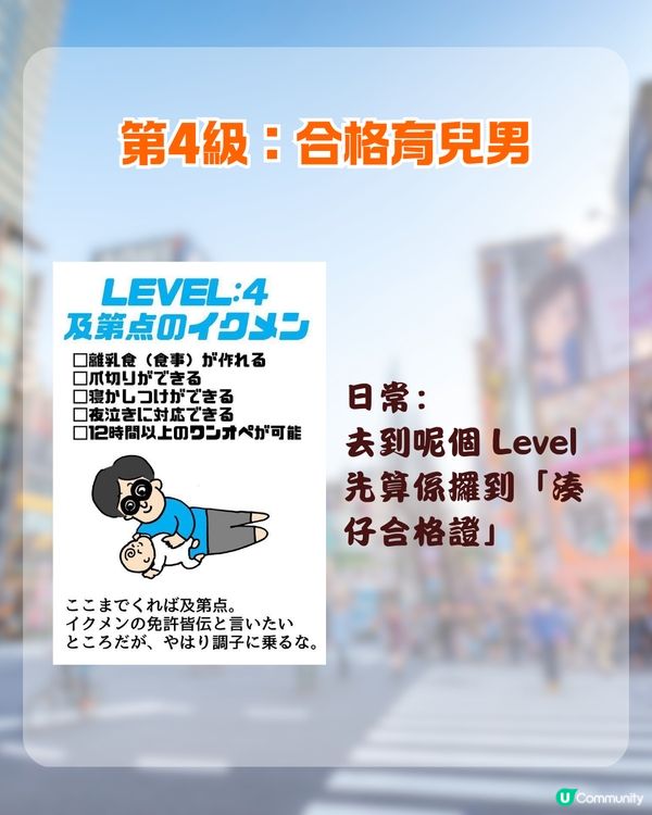 日本瘋傳「爸爸育兒等級表」📊 你嗰位係神隊友定係豬隊友？