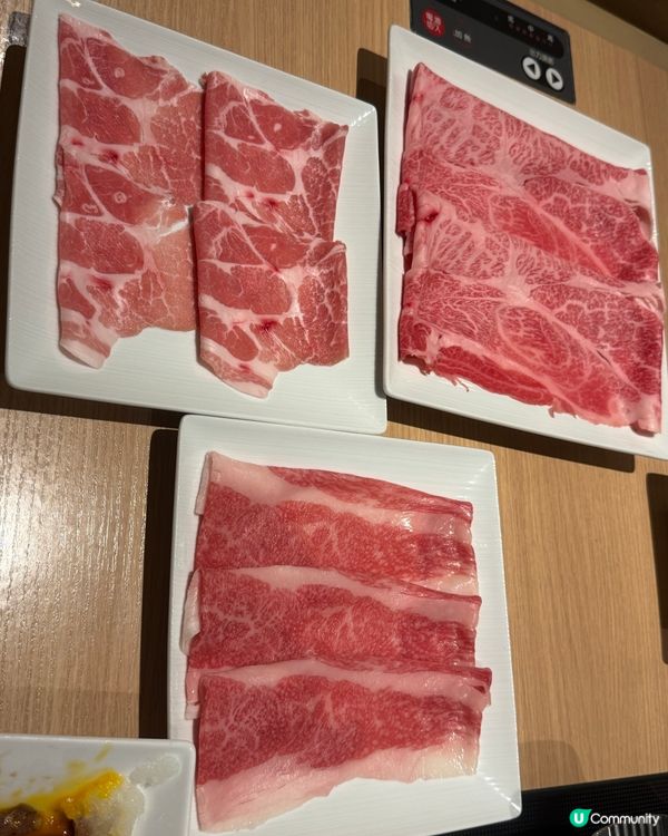 去日本食和牛，和牛刺身.