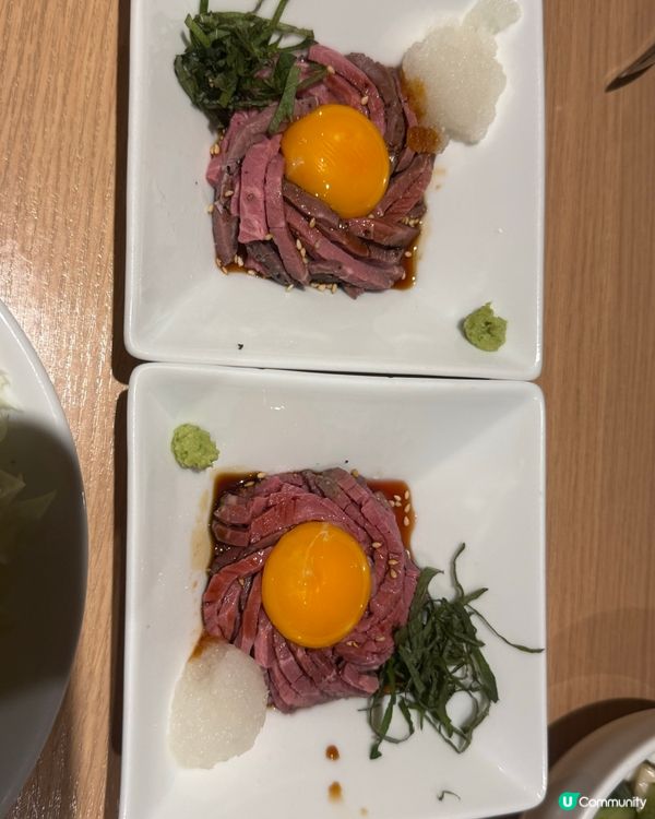 去日本食和牛，和牛刺身.