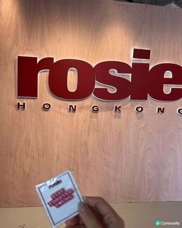 Rosie Pop Up store 把握最後機會！