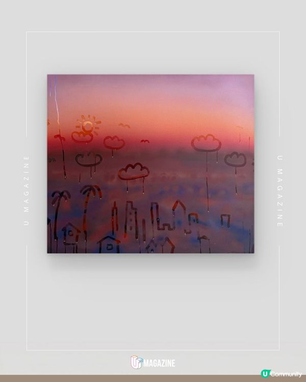 誰在玻璃上畫了個笑臉？德國藝術家將一抹即散的霧氣化作藝術品