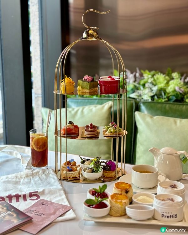 六國酒店x Pretti5 下午茶💕