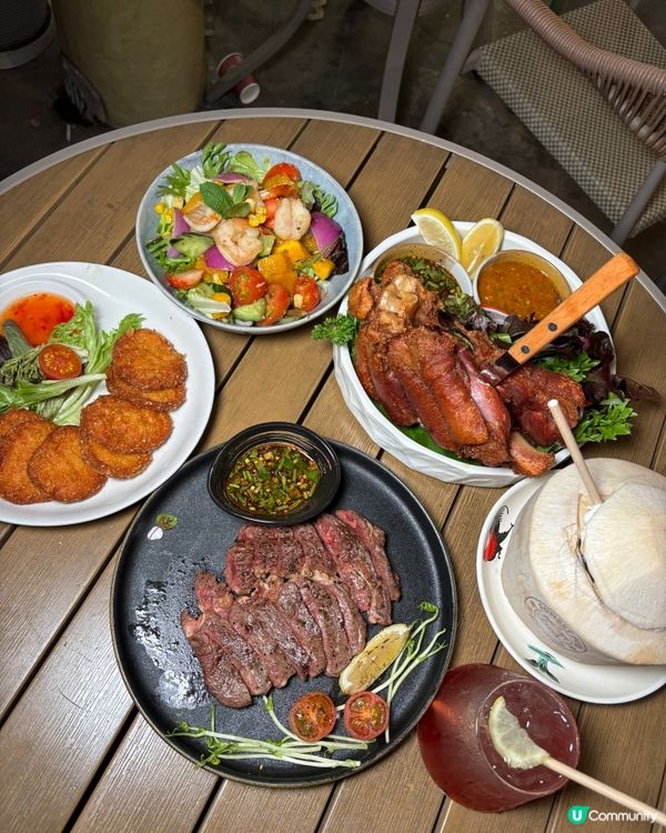 🎀中環。外國人最愛 Chill爆海景泰國菜🌊🎀