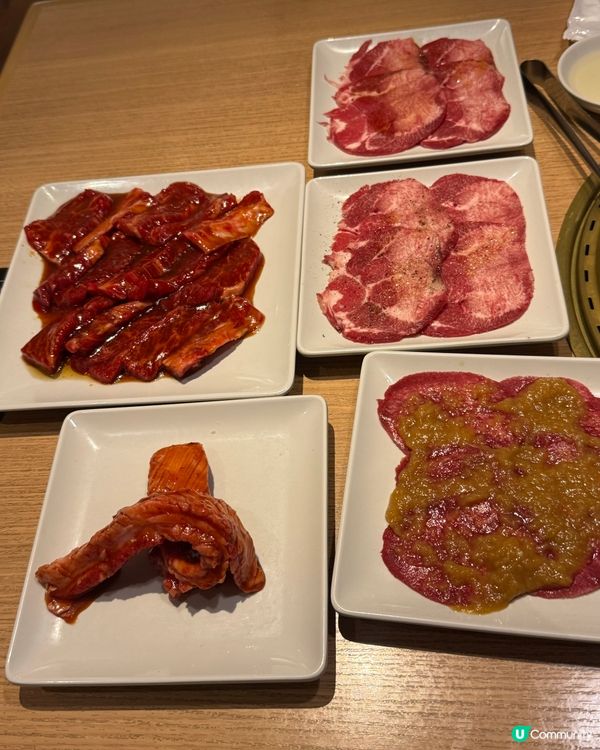 日本食國產牛，牛舌，海鮮，牛內臟+2000円任飲，