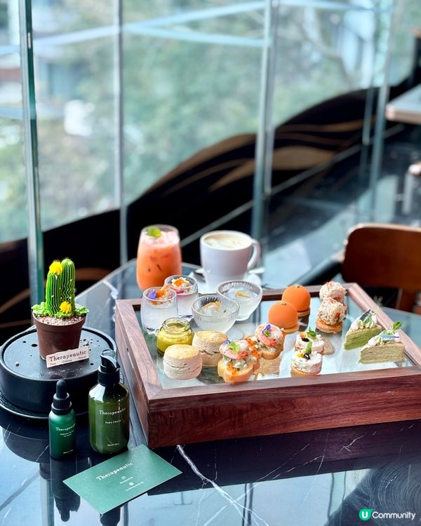 酒店下午茶送$900護膚品😍