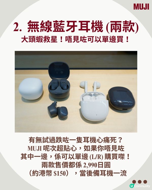 MUJI殺入音響界！首推極簡「頭戴式降噪耳機」🎧$3XX 平到笑！42小時超強續航 + 主動降噪！詳細規格/功能一覽