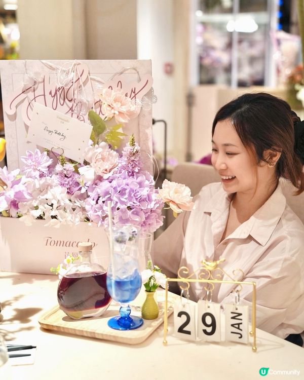 銅鑼灣美美花藝慶生打卡餐廳！