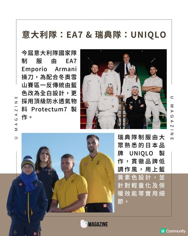 冬奧國家隊制服時尚大戰 蒙古隊擁最美制服？