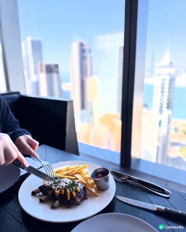 與雲朵共進午餐☁️🌅維港第1排高空視覺