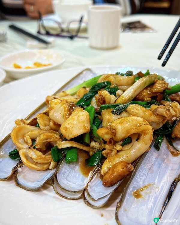 ʚ♡ 蟶子皇+鮑魚+桶蠔生菜包皆令人回味 ♡ɞ