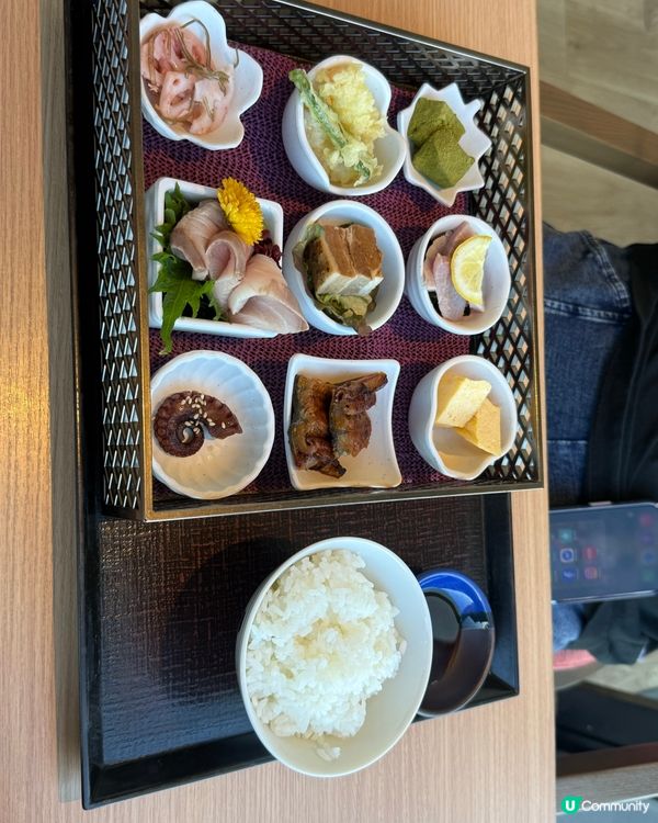 浸完溫泉隔離食午餐