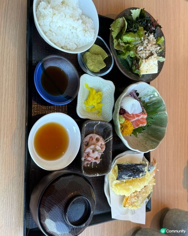 浸完溫泉♨️附近食午餐，好抵食