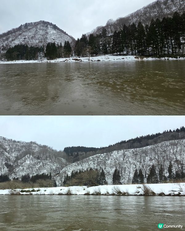 山形縣絕美風景❄️最上川遊船🛶江戶風情！