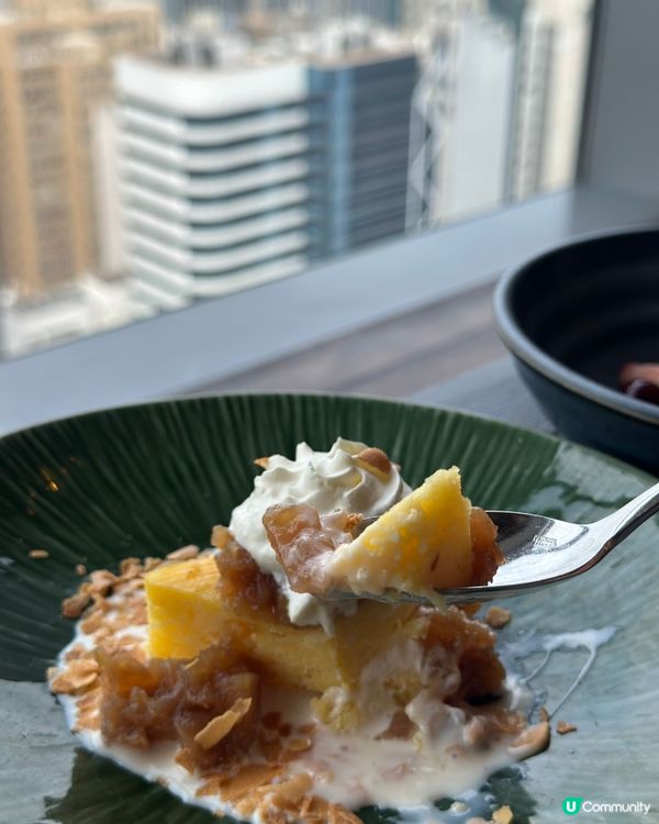 銅鑼灣高空午宴｜維港景致佐三道菜