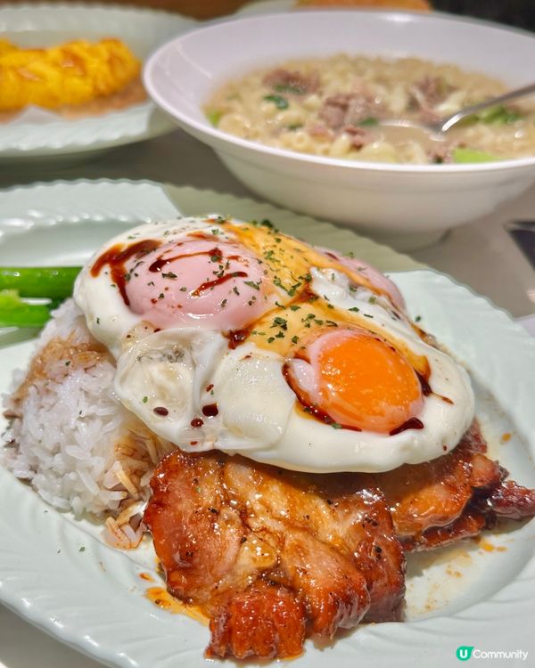 【牛奶冰室實測】超好飲紅豆冰⁉️免費升級三蛋蜜汁叉燒蔥油飯