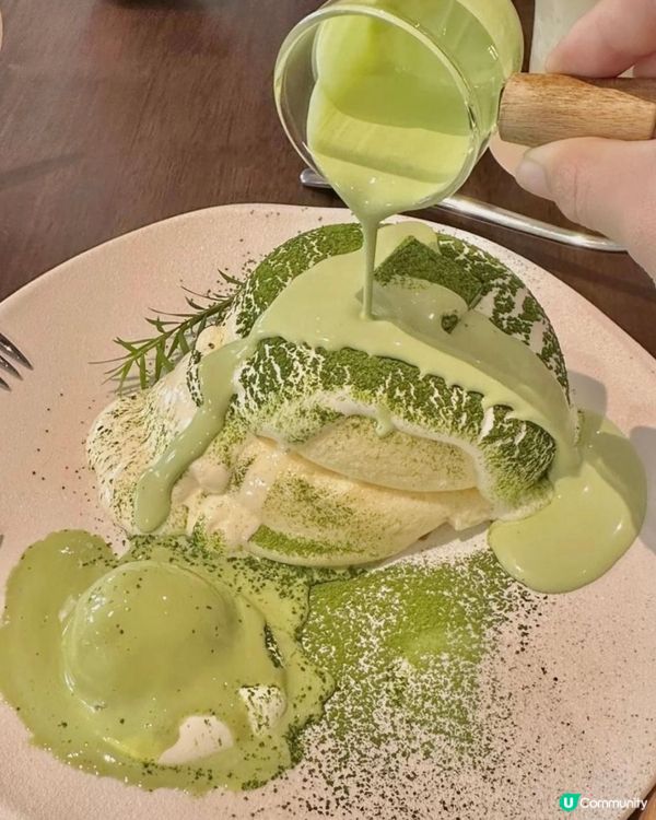 抹茶舒芙蕾☁️食緊空氣咁！😋