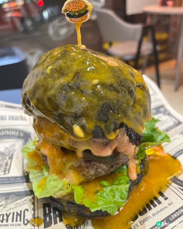 和牛爆芝漢堡！🤤 