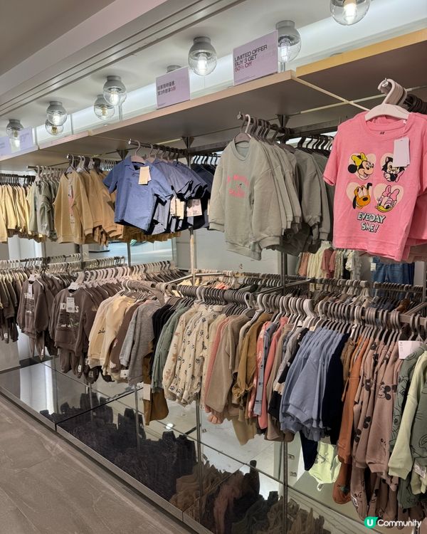 H&M 3件以上半價