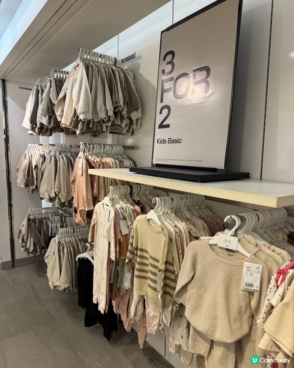 H&M 3件以上半價