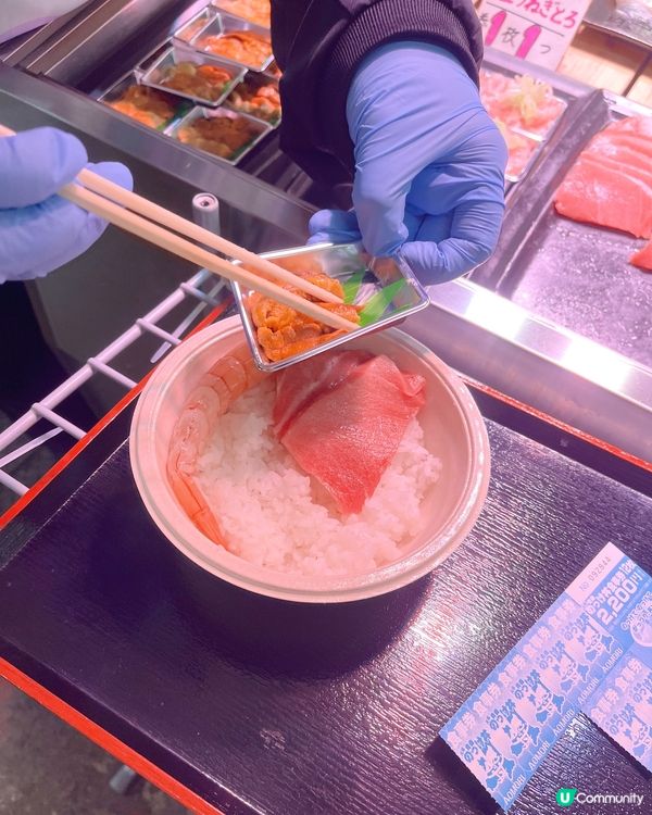 🍣昭和風青森魚菜市場·¥2000自選のっけ丼！拖羅海膽！🤤