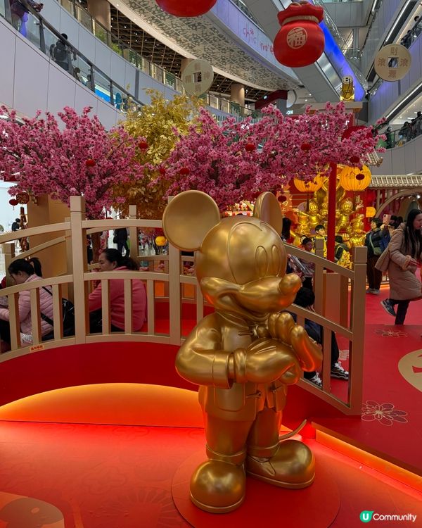 APM商場迪士尼新年打卡位！🐭💖