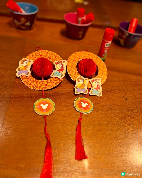 🧨香港迪士尼酒店限定！賀年添福裝飾手作班🧧