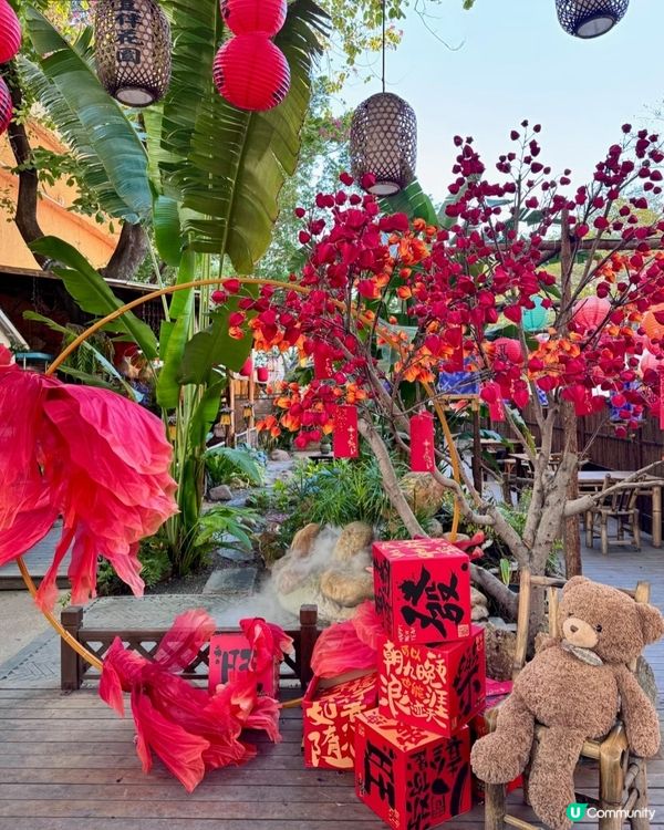 豆伴花園新年賞花海！🧧✨