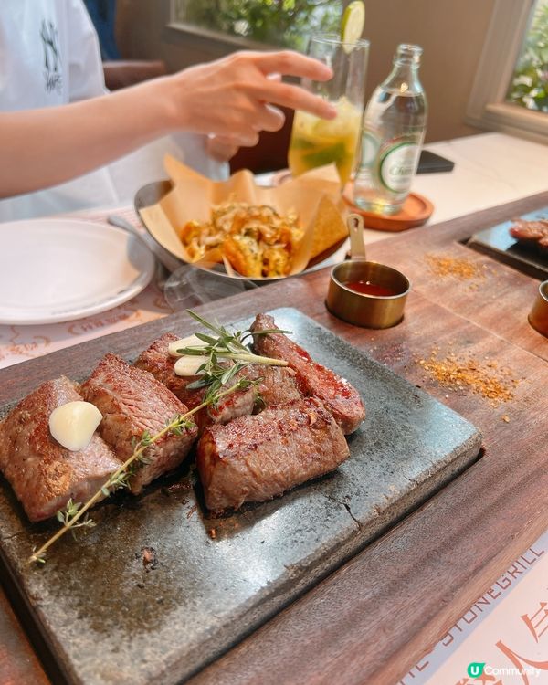 私心推薦🔥深圳岩烤牛扒暴擊！M3和牛x蒜片七里香燒魂