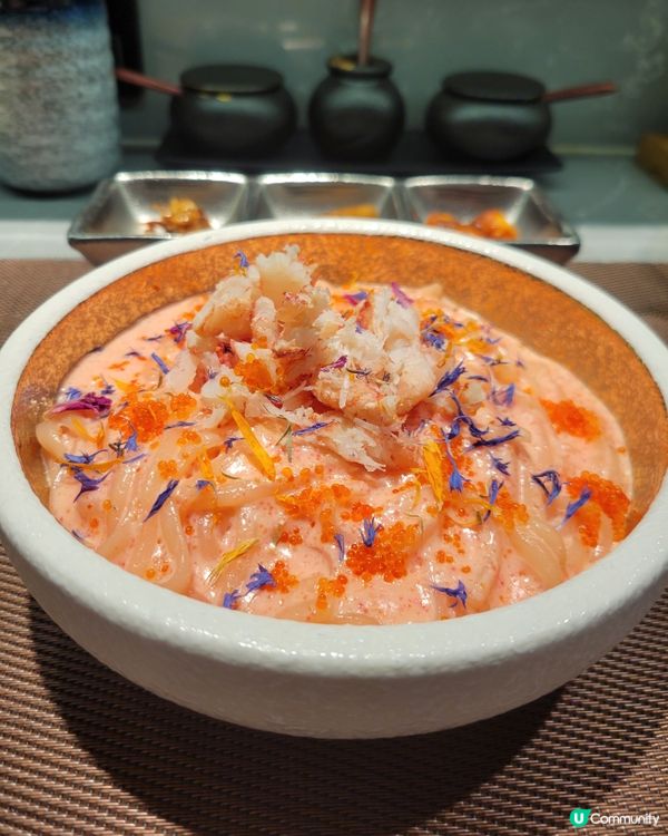 松葉蟹肉明太子忌廉烏冬🦀