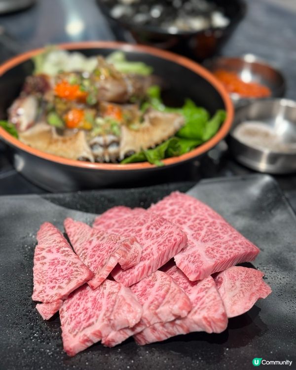 超正和韓牛同醬油蟹🤤