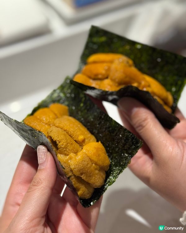 一人食一板海膽既omakase