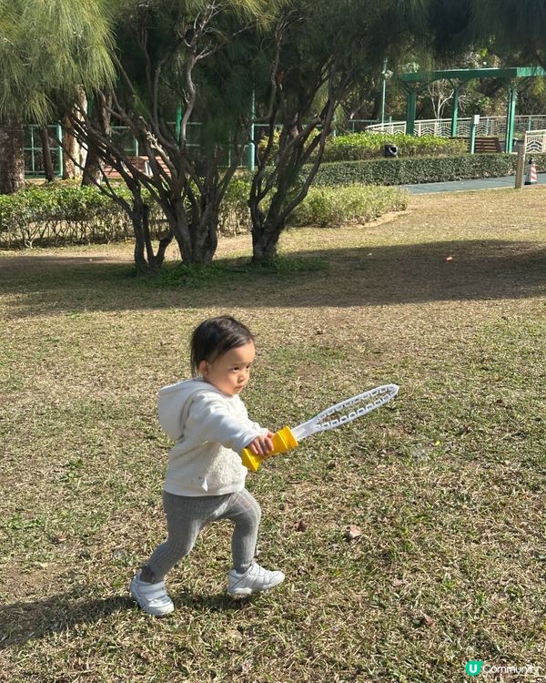 藍天白雲去佐敦谷公園玩啦