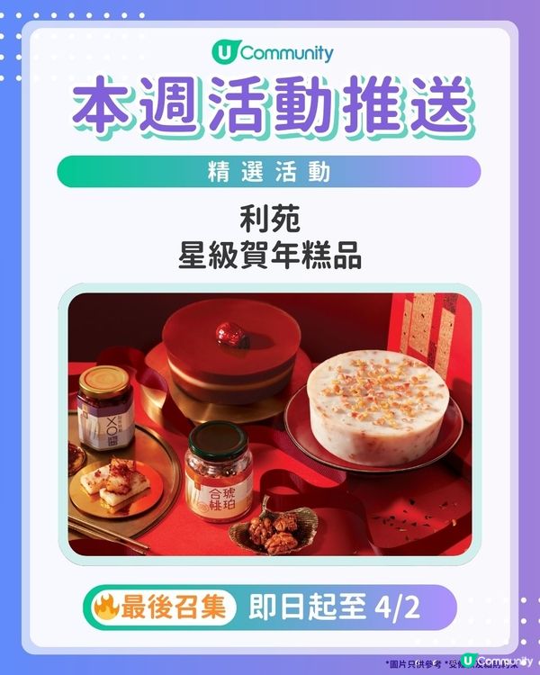 【請注意‼️】每週社群活動推送：精選活動（2月4日起）🌟