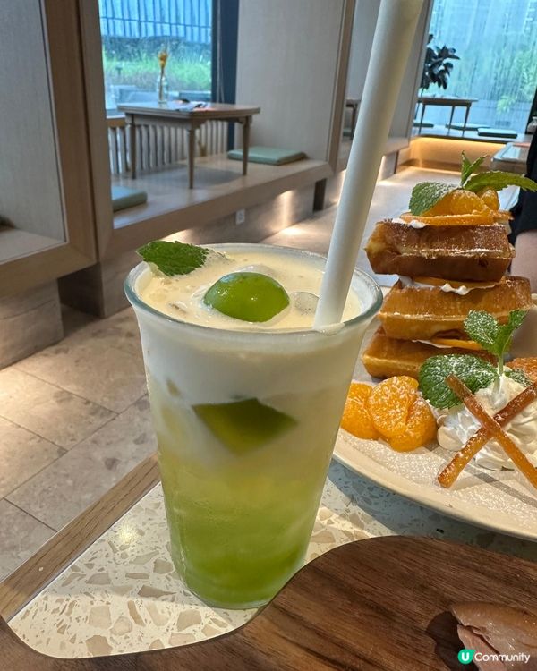 香印提子奶蓋綠茶！🤤🍵